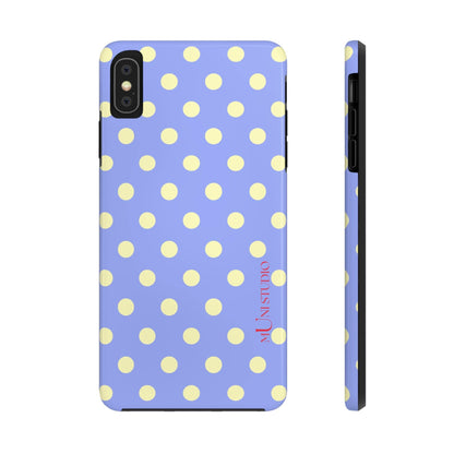 Muni Studio Phone Case iPhone XS MAX BUTTER POLKA, Tough Phone Case