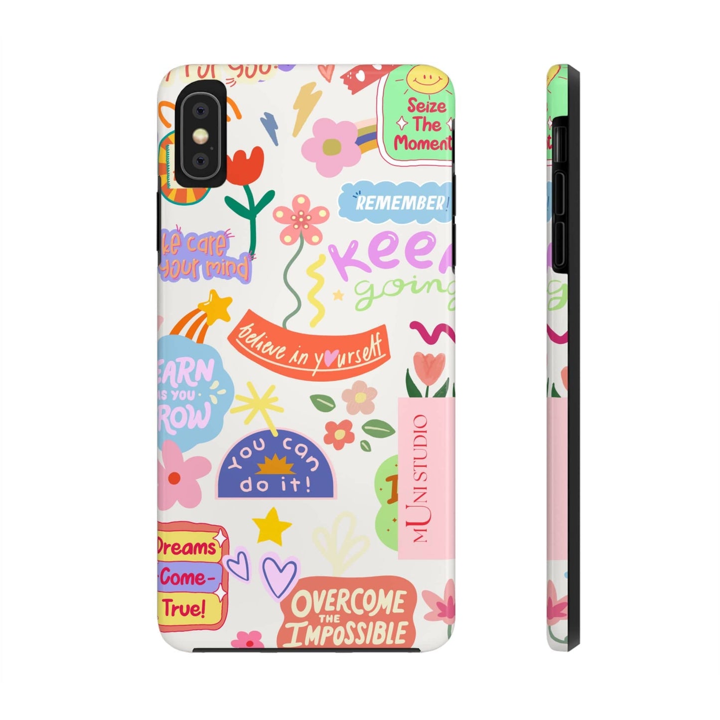 Muni Studio Phone Case iPhone XS MAX YOU CAN DO IT, Tough Phone Case