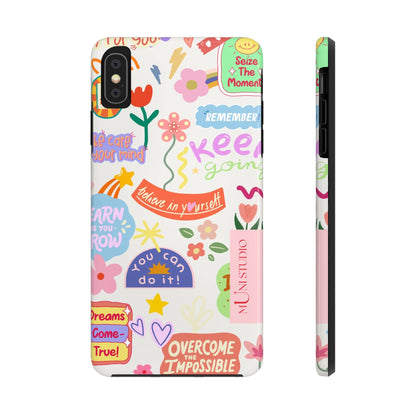 Muni Studio Phone Case iPhone XS MAX YOU CAN DO IT, Tough Phone Case