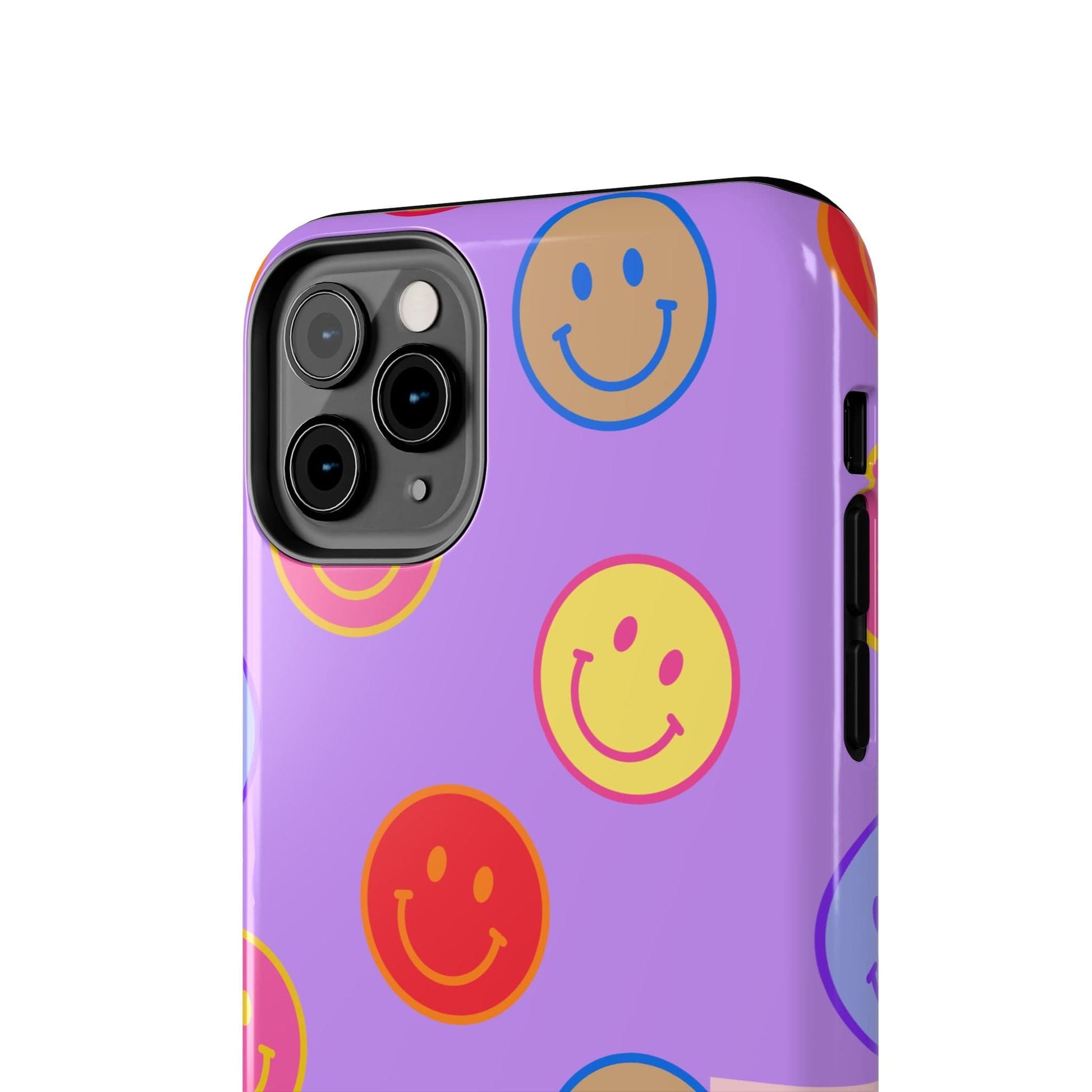 Muni Studio Phone Case LAVENDER SMILEY, Tough Phone Case