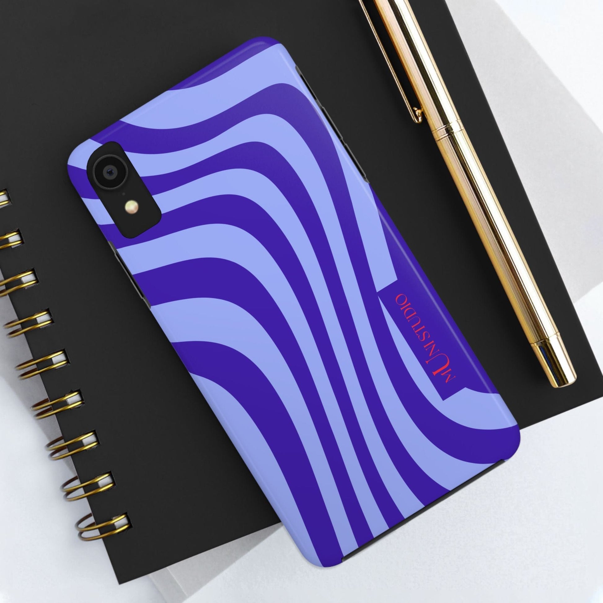 Muni Studio Phone Case OCEAN SWIRL, Tough Phone Case