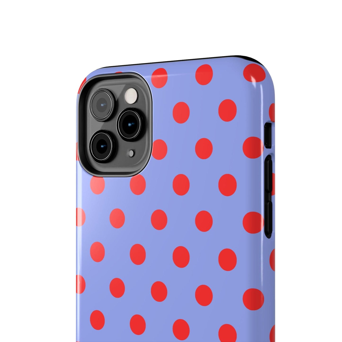 Muni Studio Phone Case RED POLKA, Tough Phone Case