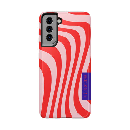 Muni Studio Phone Case Samsung Galaxy S21 CANDY SWIRL, Tough Phone Case