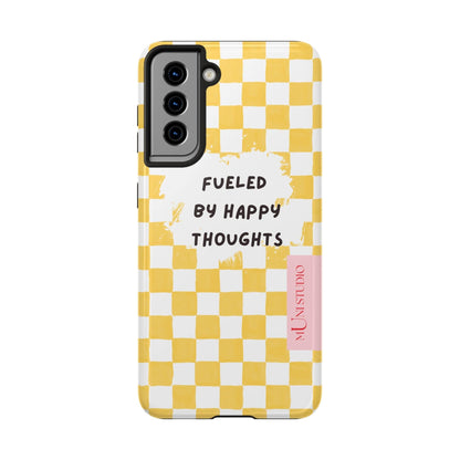 Muni Studio Phone Case Samsung Galaxy S21 HAPPY, Tough Phone Case