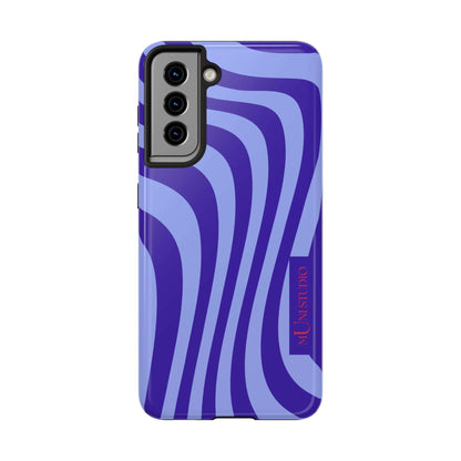 Muni Studio Phone Case Samsung Galaxy S21 OCEAN SWIRL, Tough Phone Case