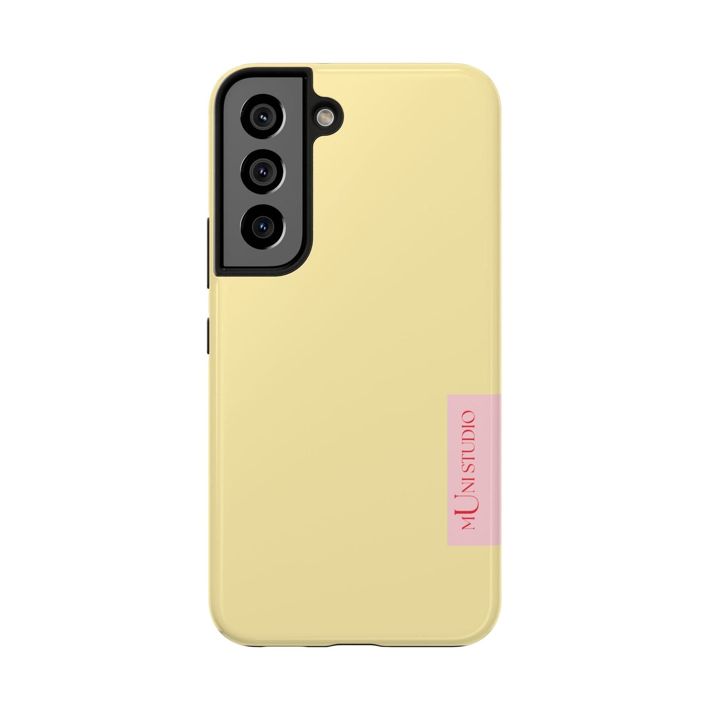 Muni Studio Phone Case Samsung Galaxy S22 BUTTER YELLOW, Tough Phone Case