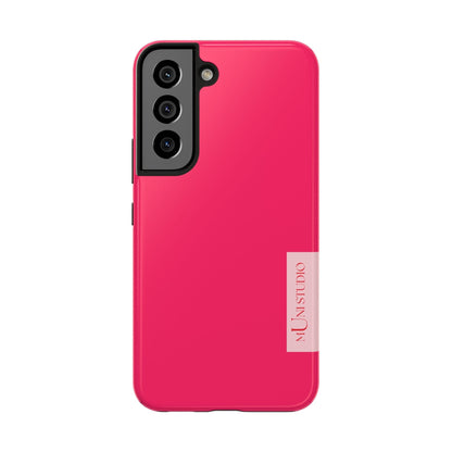 Muni Studio Phone Case Samsung Galaxy S22 PINK, Tough Phone Case