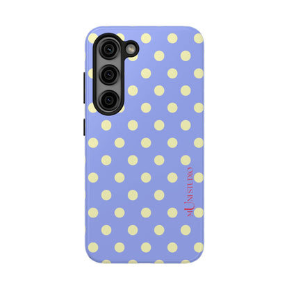 Muni Studio Phone Case Samsung Galaxy S23 BUTTER POLKA, Tough Phone Case