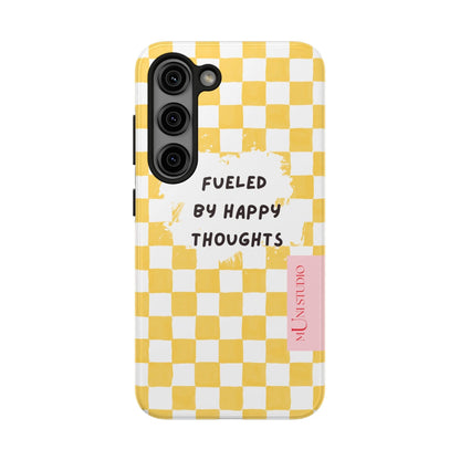 Muni Studio Phone Case Samsung Galaxy S23 HAPPY, Tough Phone Case