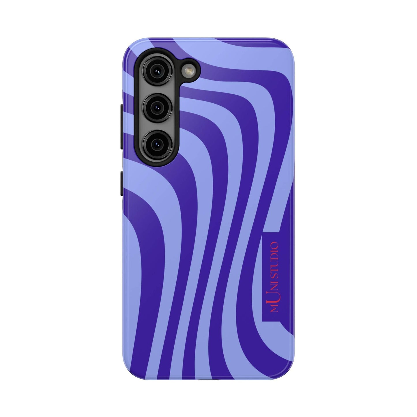 Muni Studio Phone Case Samsung Galaxy S23 OCEAN SWIRL, Tough Phone Case