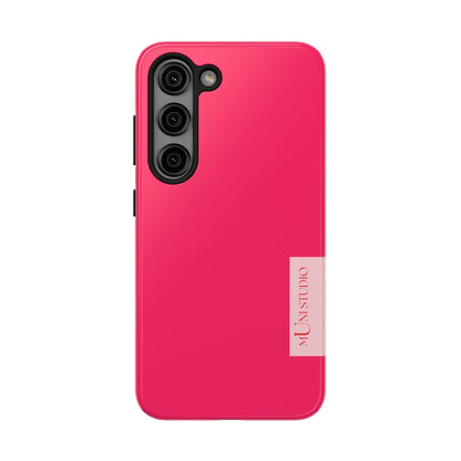 Muni Studio Phone Case Samsung Galaxy S23 PINK, Tough Phone Case