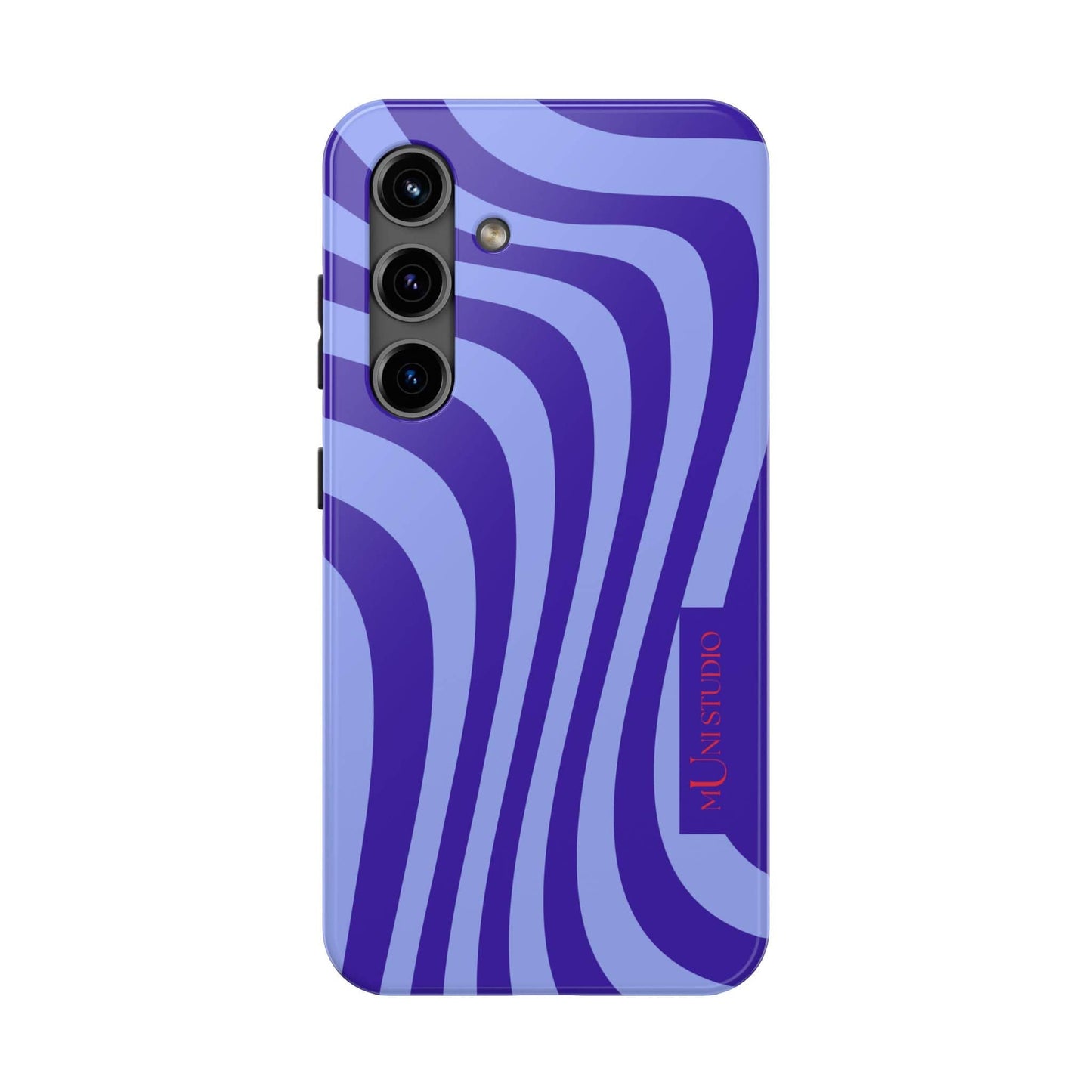 Muni Studio Phone Case Samsung Galaxy S24 OCEAN SWIRL, Tough Phone Case