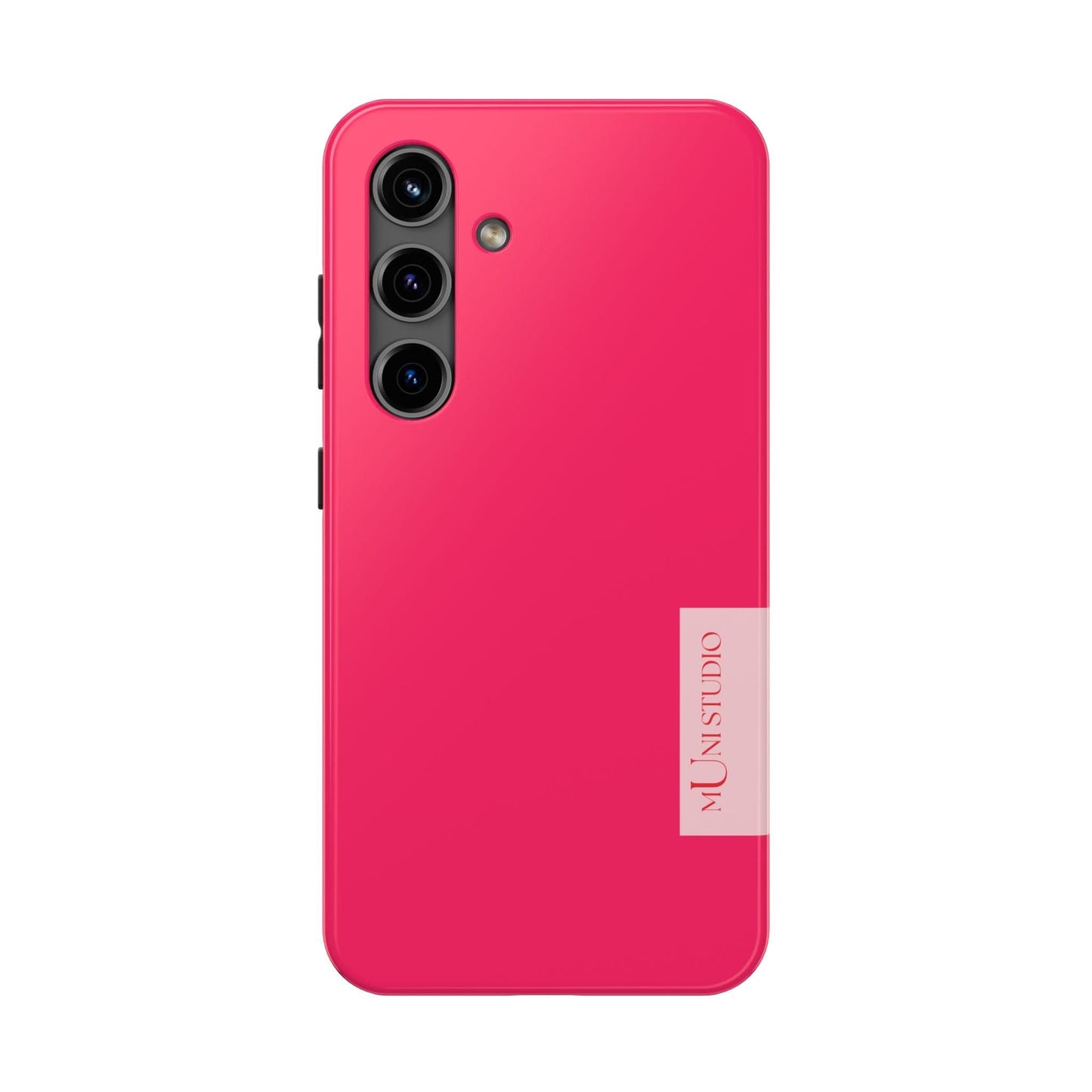 Muni Studio Phone Case Samsung Galaxy S24 PINK, Tough Phone Case