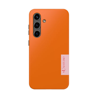 Muni Studio Phone Case Samsung Galaxy S24 TANGERINE, Tough Phone Case