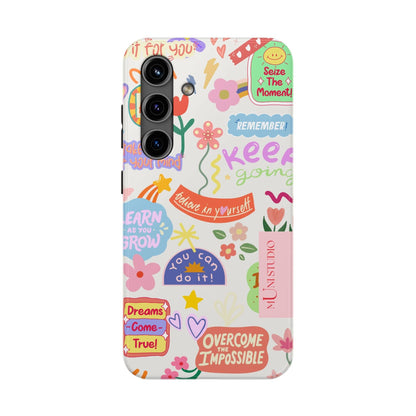 Muni Studio Phone Case Samsung Galaxy S24 YOU CAN DO IT, Tough Phone Case