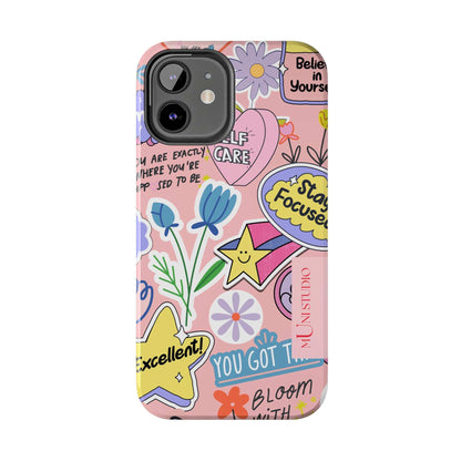 Muni Studio Phone Case SELF CARE, Tough Phone Case