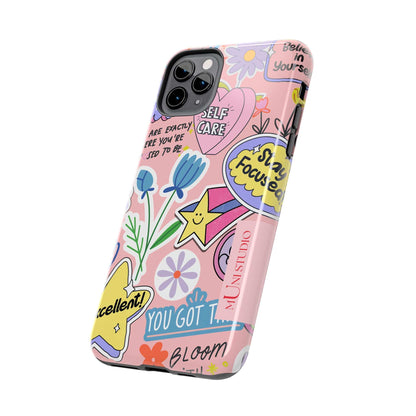 Muni Studio Phone Case SELF CARE, Tough Phone Case