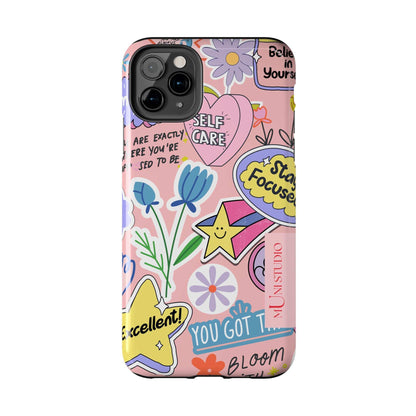 Muni Studio Phone Case SELF CARE, Tough Phone Case