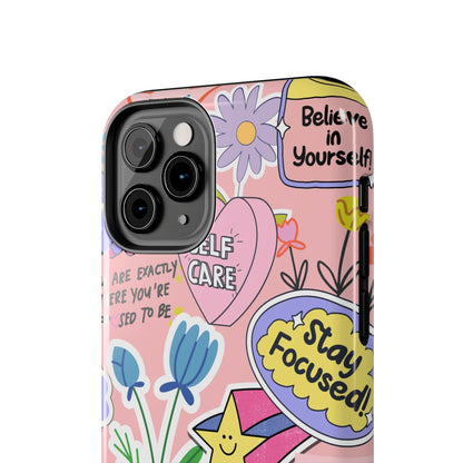Muni Studio Phone Case SELF CARE, Tough Phone Case