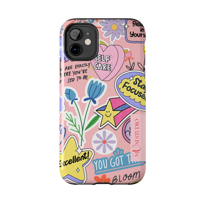 Muni Studio Phone Case SELF CARE, Tough Phone Case
