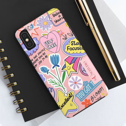 Muni Studio Phone Case SELF CARE, Tough Phone Case