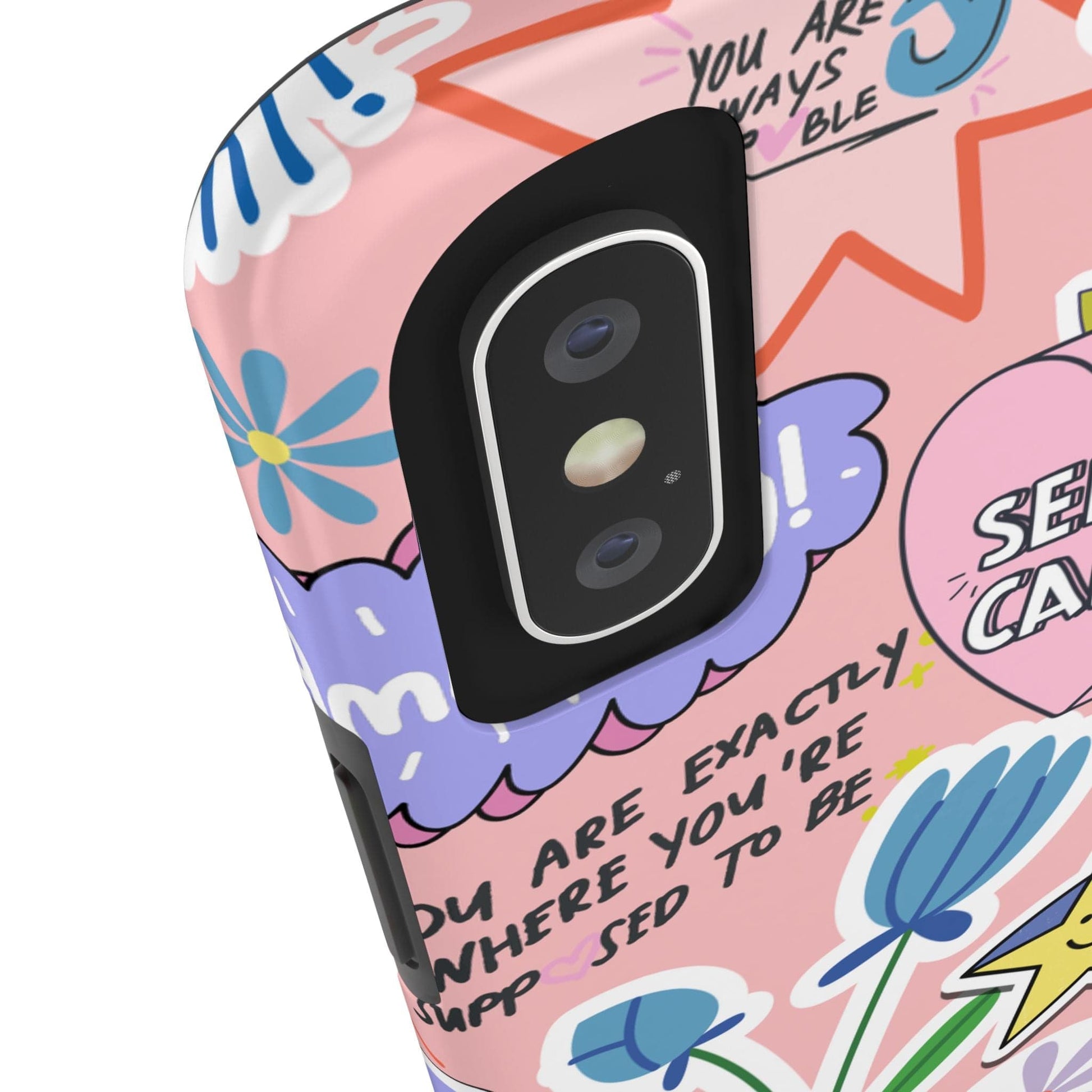 Muni Studio Phone Case SELF CARE, Tough Phone Case