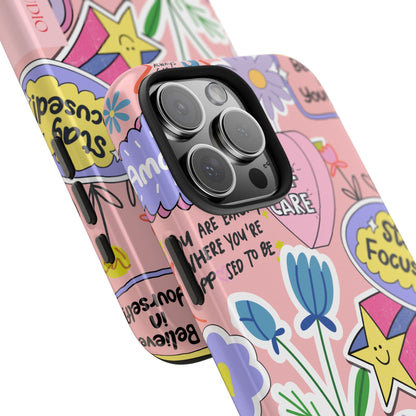 Muni Studio Phone Case SELF CARE, Tough Phone Case