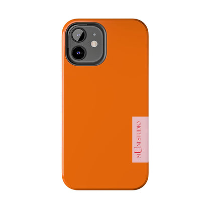 Muni Studio Phone Case TANGERINE, Tough Phone Case