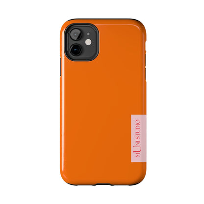 Muni Studio Phone Case TANGERINE, Tough Phone Case